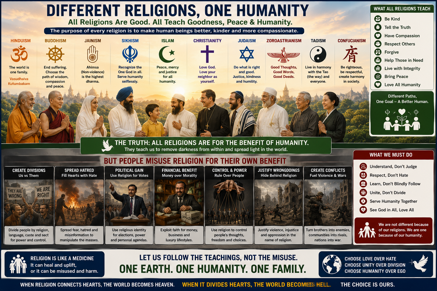 Global Issues - different religions