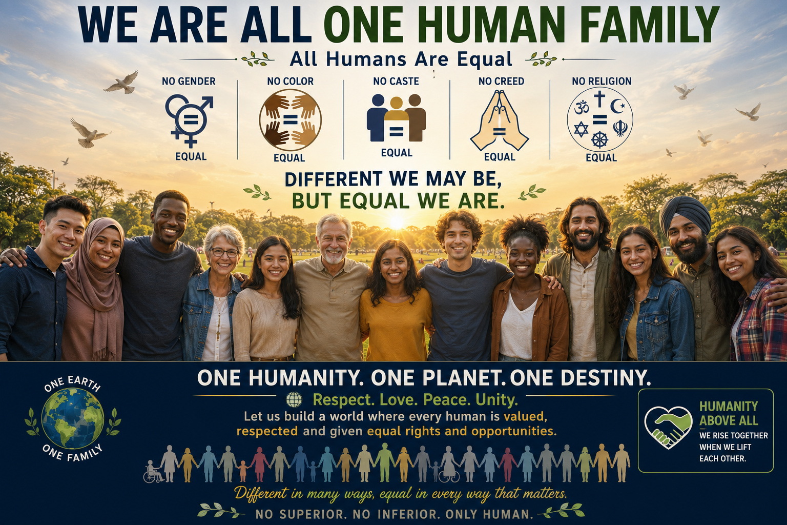 We all are One Human Family