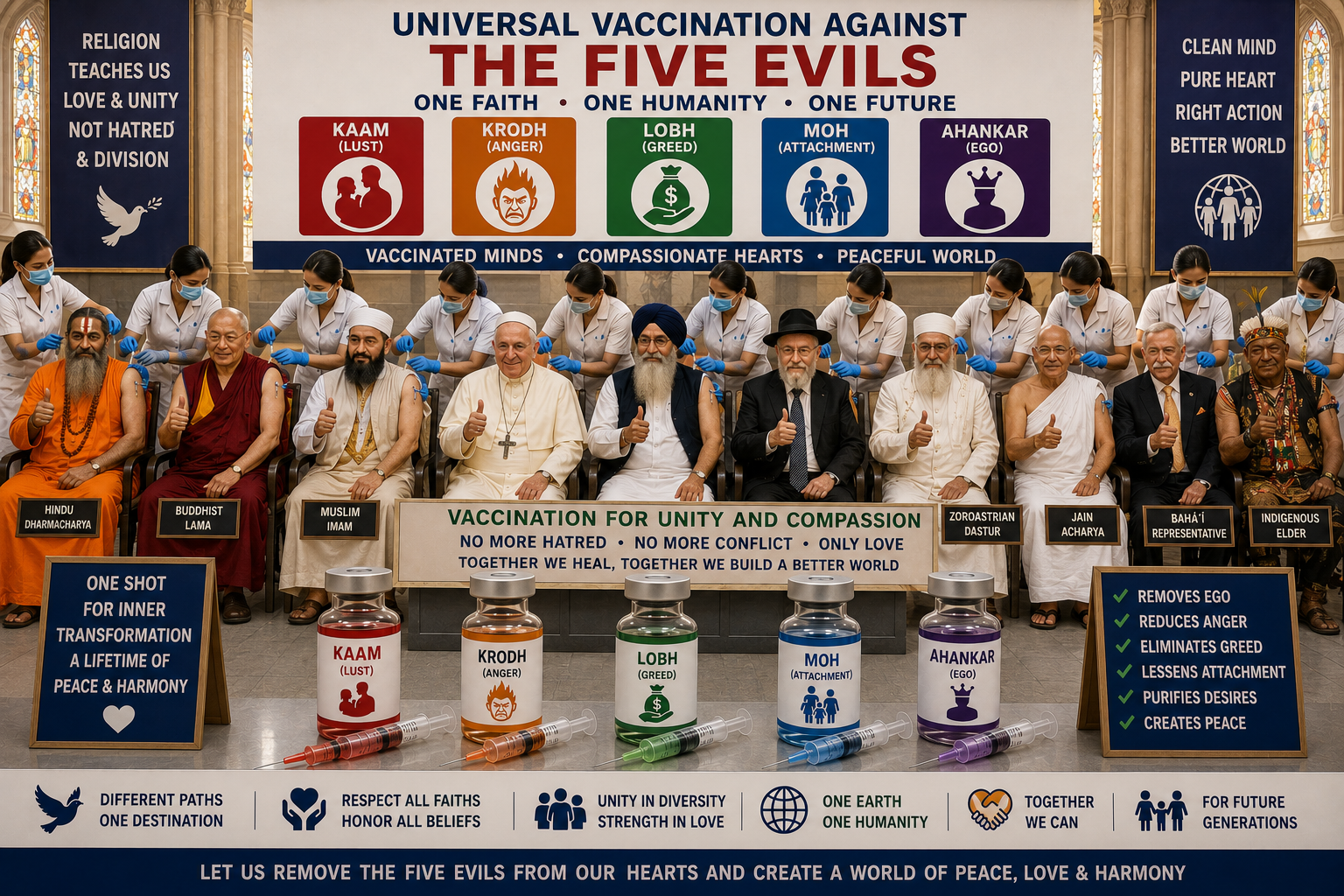 Vaccination for Religious Heads